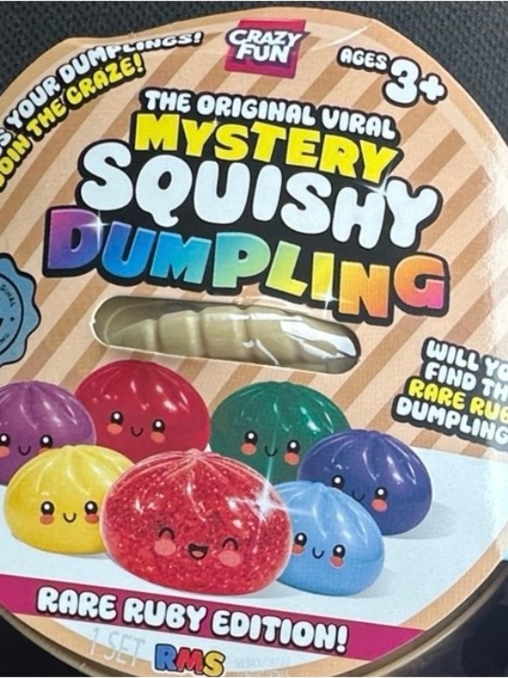 THE ORIGINAL RMS VIRAL SQUISHY DUMPLING (RARE RUBY EDITION)